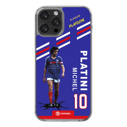 Coque joueur MICHEL PLATINI EQUIPE DE FRANCE EDF - TEAMCOQUES