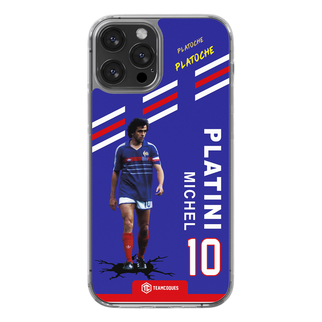 Coque joueur MICHEL PLATINI EQUIPE DE FRANCE EDF - TEAMCOQUES
