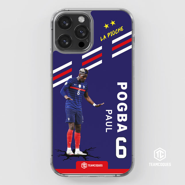 Coque joueur PAUL POGBA EQUIPE DE FRANCE EDF - TEAMCOQUES