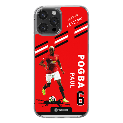 Coque joueur PAUL POGBA MANCHESTER UNITED - TEAMCOQUES