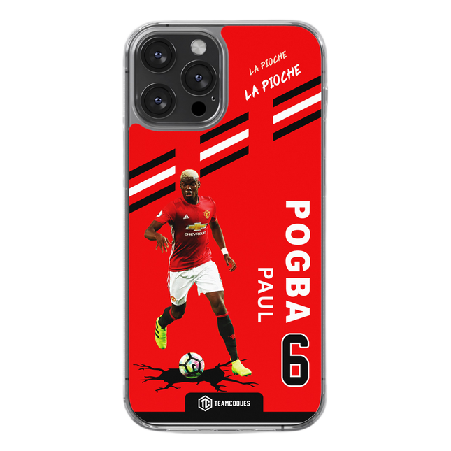 Coque joueur PAUL POGBA MANCHESTER UNITED - TEAMCOQUES