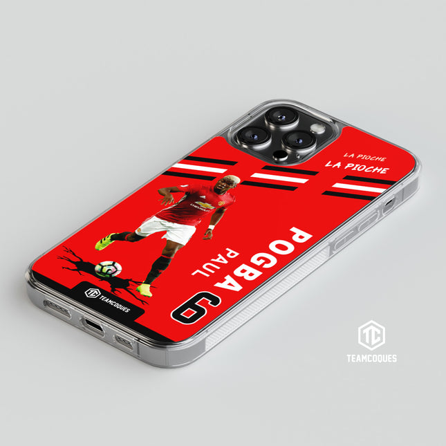 Coque joueur PAUL POGBA MANCHESTER UNITED - TEAMCOQUES