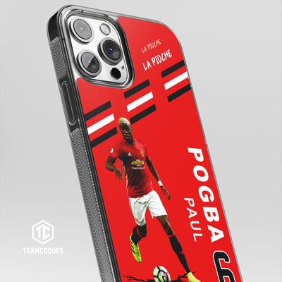 Coque joueur PAUL POGBA MANCHESTER UNITED - TEAMCOQUES