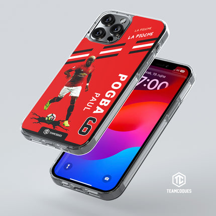 Coque joueur PAUL POGBA MANCHESTER UNITED - TEAMCOQUES