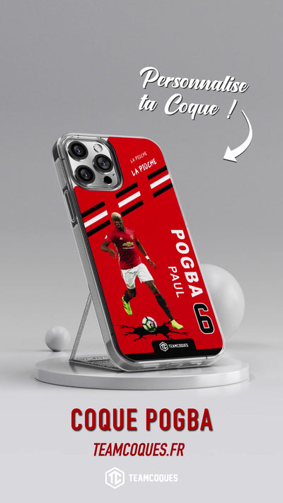 Vidéo Coque joueur PAUL POGBA MANCHESTER UNITED - TEAMCOQUES