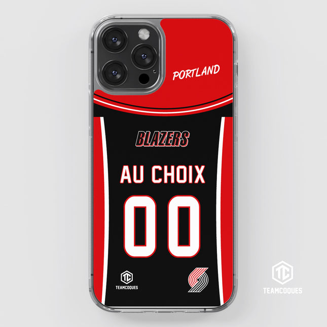 Coque basket NBA PORTLAND TRAIL BLAZERS personnalisable - TEAMCOQUES
