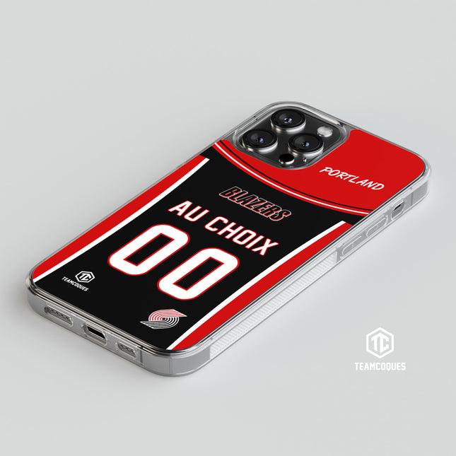 Coque basket NBA PORTLAND TRAIL BLAZERS personnalisable - TEAMCOQUES
