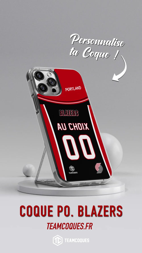 Vidéo Coque basket NBA PORTLAND TRAIL BLAZERS personnalisable - TEAMCOQUES
