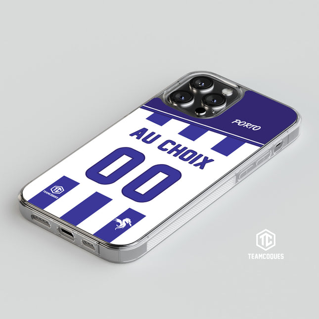 Coque foot PORTO personnalisable - TEAMCOQUES