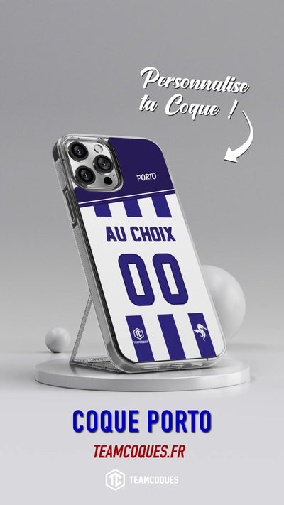 Vidéo Coque foot PORTO personnalisable - TEAMCOQUES