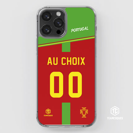 Coque foot PORTUGAL personnalisable - TEAMCOQUES