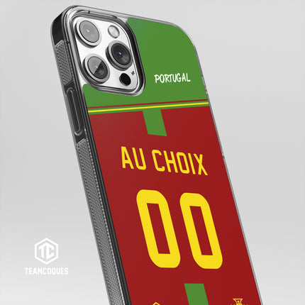 Coque foot PORTUGAL personnalisable - TEAMCOQUES