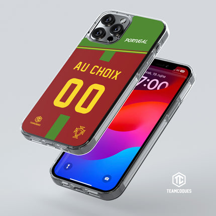 Coque foot PORTUGAL personnalisable - TEAMCOQUES