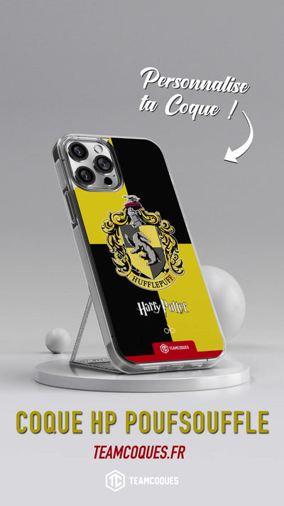 Vidéo Coque design HARRY POTTER HP POUFSOUFFLE HUFFLEPUFF - TEAMCOQUES