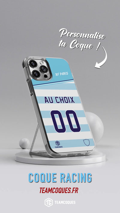 Vidéo Coque rugby RF PARIS personnalisable - TEAMCOQUES