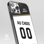 Coque foot REAL MADRID personnalisable - TEAMCOQUES