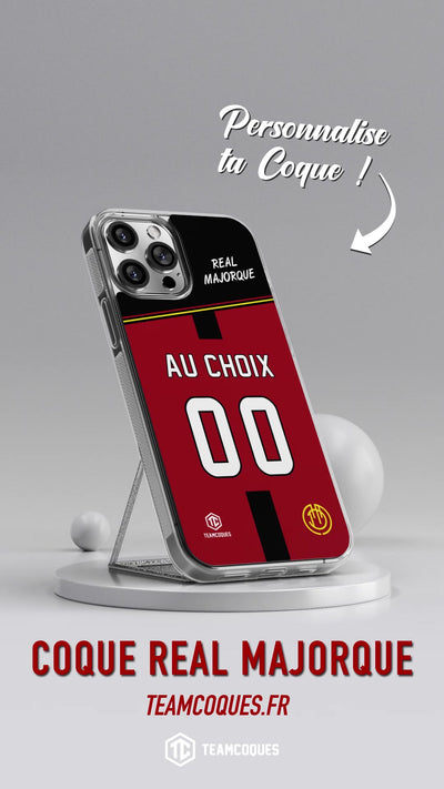 Vidéo Coque foot REAL MAJORQUE personnalisable - TEAMCOQUES