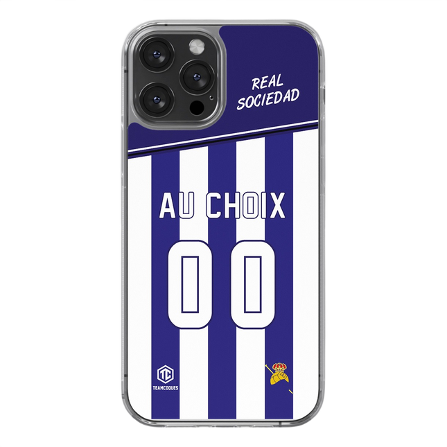 Coque foot REAL SOCIEDAD personnalisable - TEAMCOQUES
