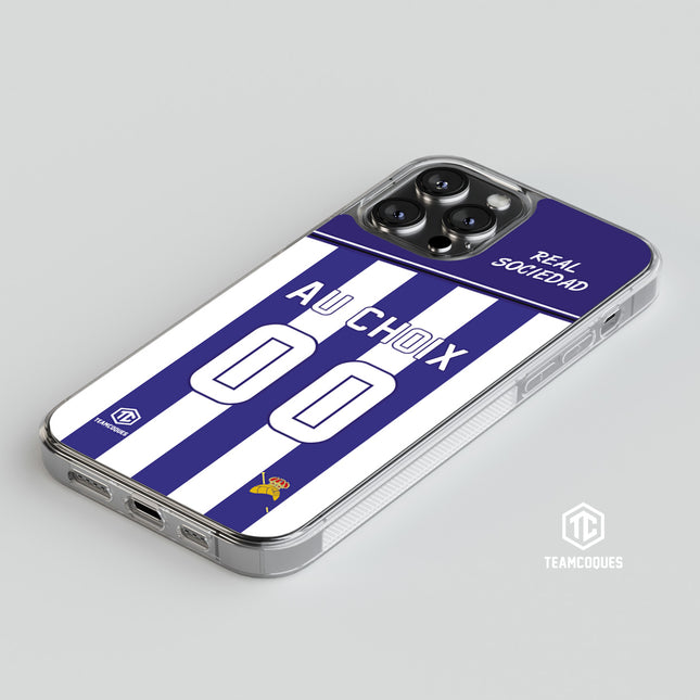 Coque foot REAL SOCIEDAD personnalisable - TEAMCOQUES