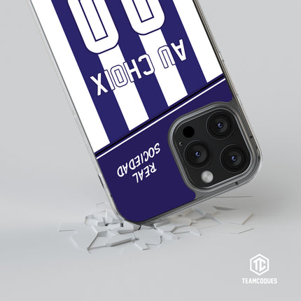 Coque foot REAL SOCIEDAD personnalisable - TEAMCOQUES