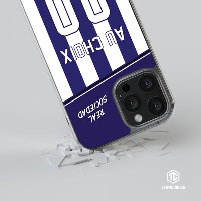 Coque foot REAL SOCIEDAD personnalisable - TEAMCOQUES
