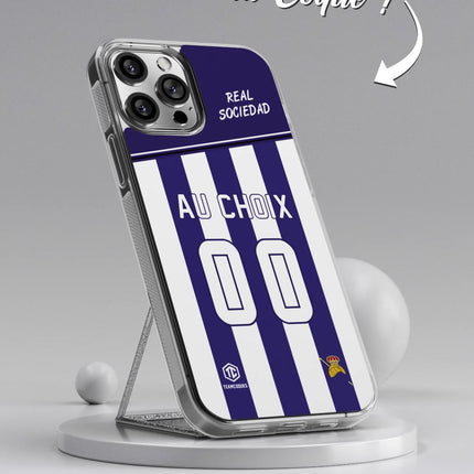 Vidéo Coque foot REAL SOCIEDAD personnalisable - TEAMCOQUES