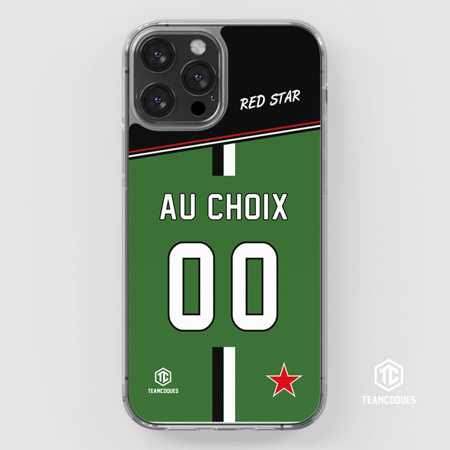 Coque foot RED STAR personnalisable - TEAMCOQUES