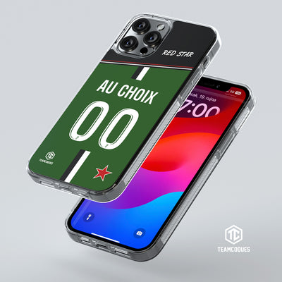 Coque foot RED STAR personnalisable - TEAMCOQUES