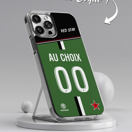 Vidéo Coque foot RED STAR personnalisable - TEAMCOQUES