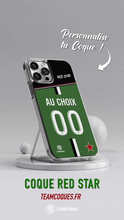 Vidéo Coque foot RED STAR personnalisable - TEAMCOQUES