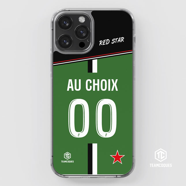Coque foot RED STAR personnalisable - TEAMCOQUES