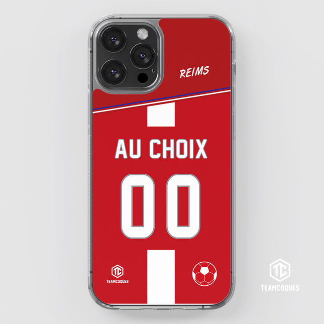 Coque foot REIMS STADE personnalisable - TEAMCOQUES