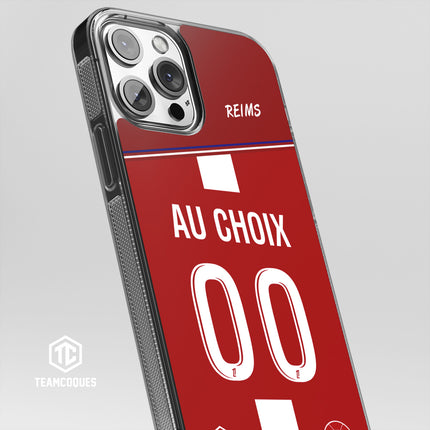 Coque foot REIMS STADE personnalisable - TEAMCOQUES