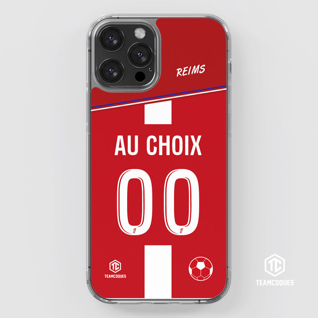 Coque foot REIMS STADE personnalisable - TEAMCOQUES