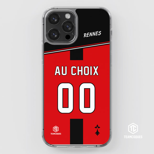 Coque foot RENNES personnalisable - TEAMCOQUES