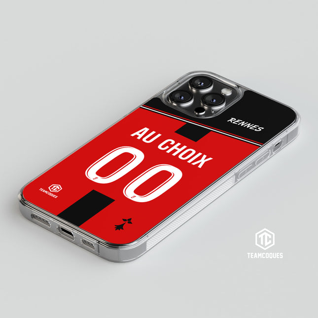 Coque foot RENNES personnalisable - TEAMCOQUES