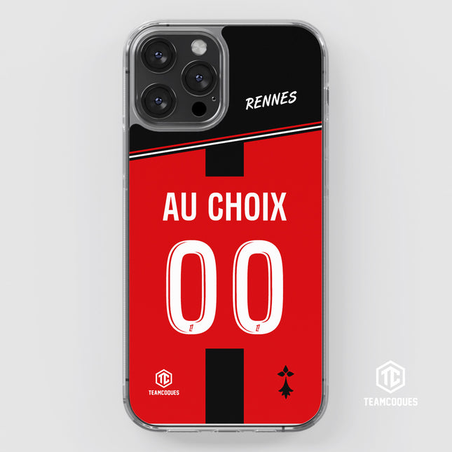 Coque foot RENNES personnalisable - TEAMCOQUES