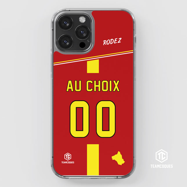 Coque foot RODEZ personnalisable - TEAMCOQUES
