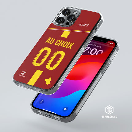 Coque foot RODEZ personnalisable - TEAMCOQUES