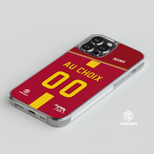 Coque foot ROMA personnalisable - TEAMCOQUES