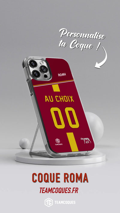 Vidéo Coque foot ROMA personnalisable - TEAMCOQUES