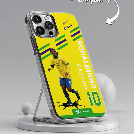 Vidéo Coque joueur RONALDINHO BRÉSIL R10 RONNIE - TEAMCOQUES