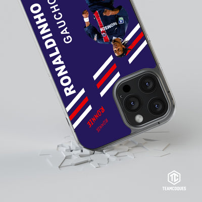 Coque joueur RONALDINHO PARIS PSG R10 RONNIE - TEAMCOQUES