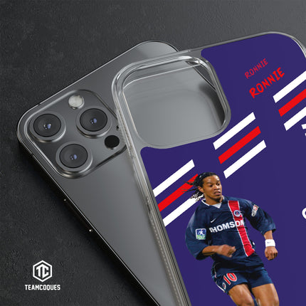 Coque joueur RONALDINHO PARIS PSG R10 RONNIE - TEAMCOQUES