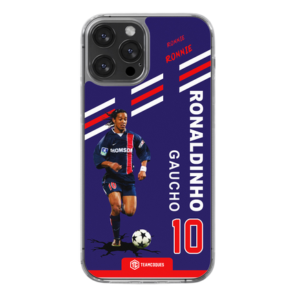 Coque joueur RONALDINHO PARIS R10 RONNIE - TEAMCOQUES