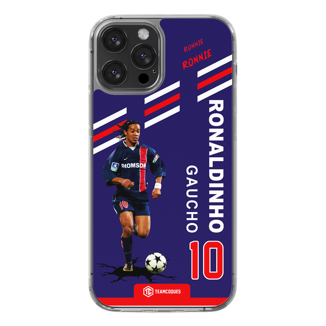 Coque joueur RONALDINHO PARIS R10 RONNIE - TEAMCOQUES