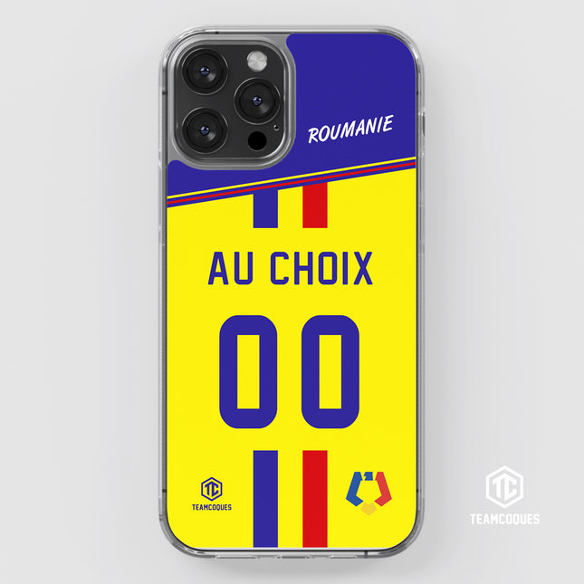 Coque foot ROUMANIE personnalisable - TEAMCOQUES