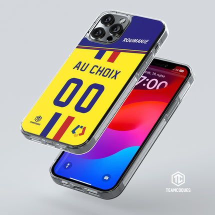 Coque foot ROUMANIE personnalisable - TEAMCOQUES