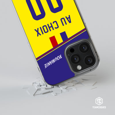 Coque foot ROUMANIE personnalisable - TEAMCOQUES