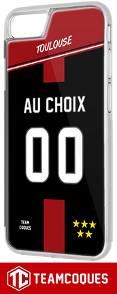 Coque rugby TOULOUSE S TOULOUSAIN - flocage 100% personnalisable - iPhone smartphone - stade - TEAMCOQUES